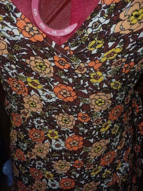 Vestido floral portefeuille tamanho 38 marca Kiabi novo em viscose – photo 3